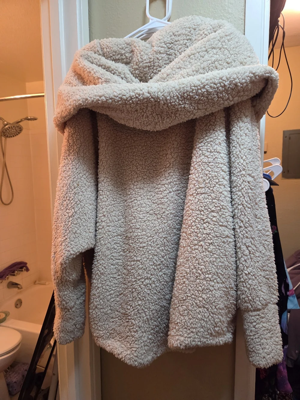 Popflex Faux Sherpa Cocoon Coat L/XL